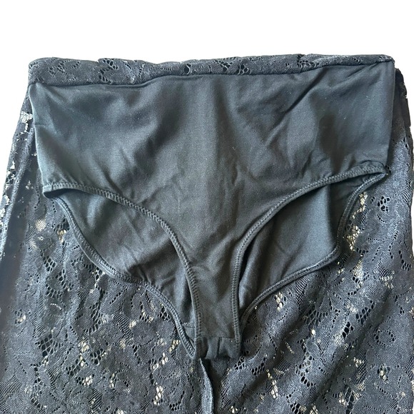 New Reformation Rylee Midi Skirt Black Lace Sheer 0 - Picture 7 of 12